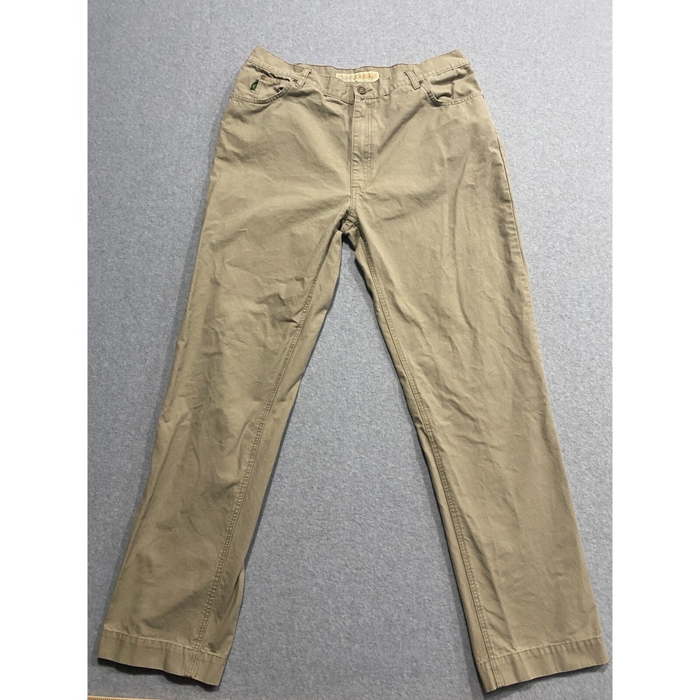 Cabela's Casuals 38x34 Regular Straight Leg Mens Jeans Work pants Tan Khaki
